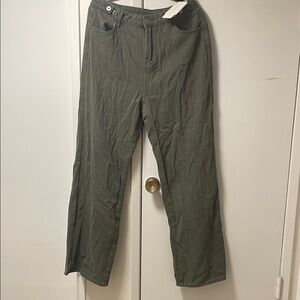 Commense Women's Olive Flare Jeans size L